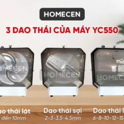 Máy thái rau củ quả đa năng YC-550 - Ảnh 6