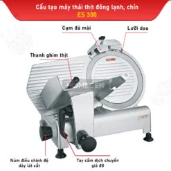 Máy Thái Thịt Chín Thịt Đông Lạnh ES-300 - Ảnh 3