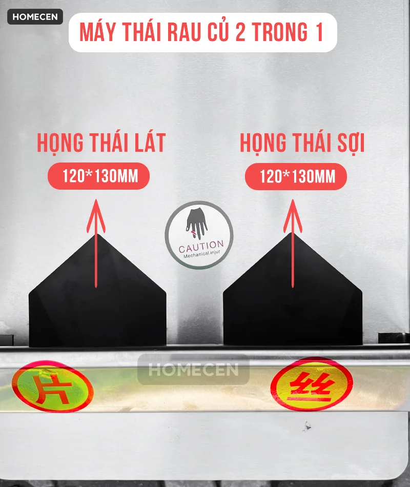 Máy thái rau củ QSP-20 4 Máy thái rau củ QSP-20 - Ảnh 4