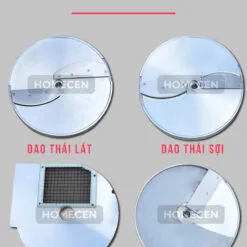 Máy thái rau củ công nghiệp YQC-802 - Ảnh 3