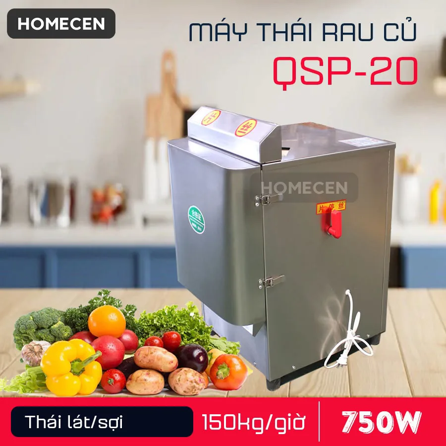 Máy thái rau củ QSP-20 1 Máy thái rau củ QSP-20