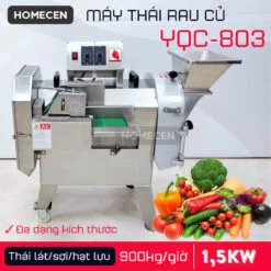 Máy thái rau củ quả công nghiệp YQC 803