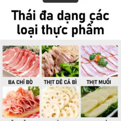 Máy Thái Thịt Chín Thịt Đông Lạnh ES-250 - Ảnh 5