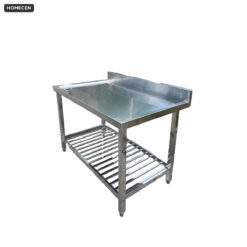 Alternative view of Bàn Rãnh Sau Giá Nan Dưới Hải Nam – 1500x750x800mm Inox