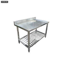 Bàn Rãnh Sau Giá Nan Dưới Hải Nam – 1500x750x800mm Inox - Ảnh 3