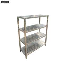 Giá Phẳng Đột Lỗ 4 Tầng Homecen – Inox 304 Chịu Tải Cao - Ảnh 3