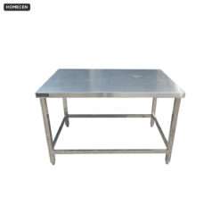 Bàn Phẳng 1 Tầng Inox 304 Homecen – 1500x750x800mm