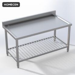 Bàn Thành Sau Mặt Phẳng Giá Nan Inox Homecen – MDF 18mm - Ảnh 3