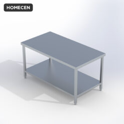 Alternative view of Bàn Phẳng 1 Giá Phẳng Dưới Inox Homecen – 1500x800x800mm