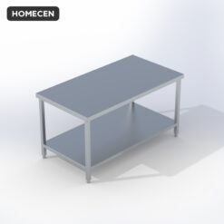 Bàn Phẳng 1 Giá Phẳng Dưới Inox Homecen – 1500x800x800mm - Ảnh 3